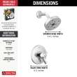 Delta Trinsic(R): Monitor(R) 17 Series H2OKinetic(R) Shower Trim, T17259