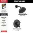 Delta Trinsic(R): Monitor(R) 17 Series H2OKinetic(R) Shower Trim, T17259-BL