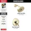 Delta Trinsic(R): Monitor(R) 17 Series H2OKinetic(R) Shower Trim, T17259-PN