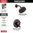 Delta Trinsic(R): Monitor(R) 17 Series H2OKinetic(R) Shower Trim, T17259-RB
