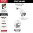 Delta Galeon(TM): 17 Series Shower Trim with Cylinder SH, T17271-PR