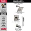 Delta Ara(R): Monitor(R) 17 Series H2OKinetic(R) Tub & Shower Trim, T17467-SS