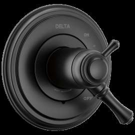 Delta Cassidy(R): 17T Series Thermostatic Valve Only Trim, T17T097-BL