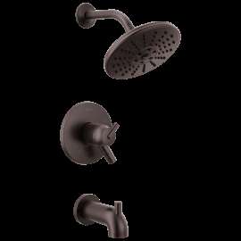 Delta Trinsic(R): TempAssure(R) 17T Series H2OKinetic(R) Tub & Shower Trim, T17T459-RBH2O