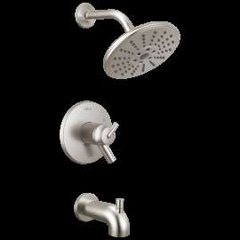 Delta Trinsic(R): TempAssure(R) 17T Series H2OKinetic(R) Tub & Shower Trim, T17T459-SSH2O