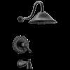 Delta Cassidy(R): 17 Series Thermostatic Tub Shower Trim, T17T497-BL