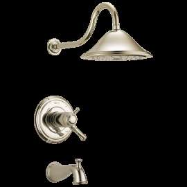 Delta Cassidy(R): TempAssure(R) 17T Series Tub & Shower Trim, T17T497-PN