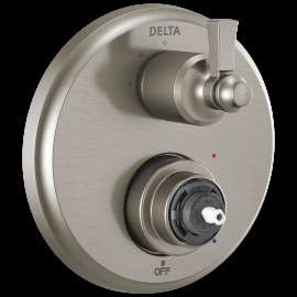 Delta Dorval(TM): Traditional 2-Handle Monitor 14 Series Valve Trim with 3 Setting Diverter, T24856-SSLHP