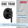 Delta Galeon(TM): 14S Integrated Diverter Trim - 3 Setting, T24871-BL