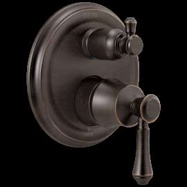 Delta Cassidy(R): Traditional 2-Handle Monitor(R) 14 Series Valve Trim with 3-Setting Integrated Diverter, T24897-RB