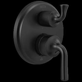 Delta Kayra(R): Two-Handle Monitor(R) 14 Series Valve Trim with 6-Setting Integrated Diverter, T24933-BL