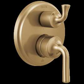 Delta Kayra(R): Two-Handle Monitor(R) 14 Series Valve Trim with 6-Setting Integrated Diverter, T24933-CZ