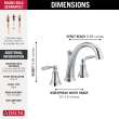 Delta Woodhurst(TM): Roman Tub Trim, T2732
