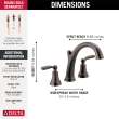 Delta Woodhurst(TM): Roman Tub Trim, T2732-RB