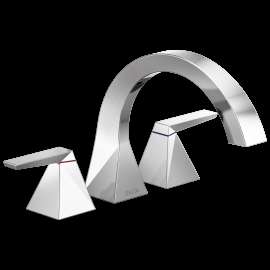 Delta Trillian(TM): Two-Handle Roman Tub Trim, T2746-PR