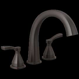 Delta Stryke(R): Three Hole Roman Tub Trim, T2777-RB