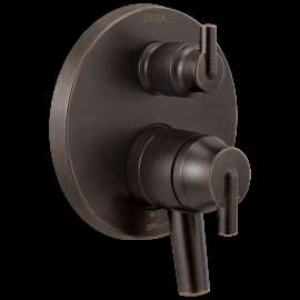 Delta Trinsic(R): Contemporary Two Handle Monitor(R) 17 Series Valve Trim with 3-Setting Integrated Diverter, T27859-RB