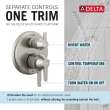 Delta Galeon(TM): 17S Integrated Diverter Trim - 3 Setting, T27871-SS-PR