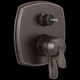 Delta Stryke(R): 17 Series Integrated Diverter Trim with Three Function Diverter Less Diverter Handle, T27876-RBLHP