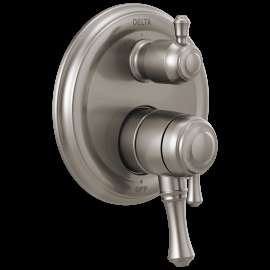Delta Cassidy(R): Traditional 2-Handle Monitor(R) 17 Series Valve Trim with 3-Setting Integrated Diverter, T27897-SS