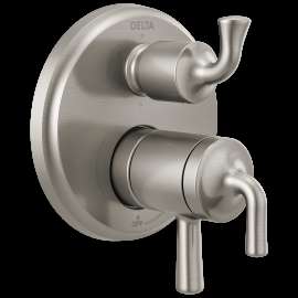 Delta Kayra(R): 2-Handle Monitor 17 Series Valve Trim with 3- or 6- Setting Diverter, T27933-SS