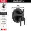 Delta Bonacci(TM): 17 Series 6-Setting Integrated Diverter Trim, T27945-BL