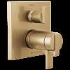 Delta Ara(R): Angular Modern TempAssure(R) 17T Series Valve Trim with 3-Setting Integrated Diverter, T27T867-CZ