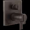 Delta Ara(R): Angular Modern TempAssure(R) 17T Series Valve Trim with 3-Setting Integrated Diverter, T27T867-RB