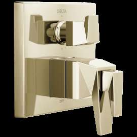 Delta Trillian(TM): Two-Handle Monitor 17T Series Valve Trim with 6-Setting Diverter, T27T943-PN-PR