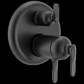Delta Bonacci(TM): 17T Series 6-Setting Integrated Diverter Trim, T27T945-BL