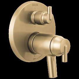 Delta Trinsic(R): Contemporary TempAssure(R) 17T Series Valve Trim with 6-Setting Integrated Diverter, T27T959-CZ