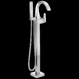 Delta Trillian(TM): Single Handle Floor Mount Tub Filler Trim, T4746-PR-FL