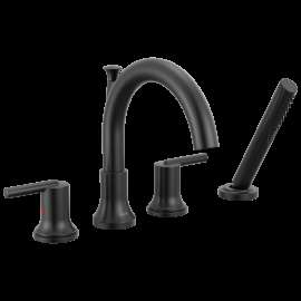 Delta Trinsic(R): Roman Tub Trim with Hand Shower, T4759-BL