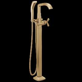 Delta Stryke(R): Floor Mount Tub Filler Trim, T47766-CZ-PR-FL