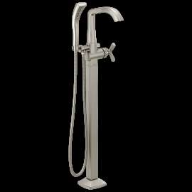 Delta Stryke(R): Floor Mount Tub Filler Trim, T47766-SS-PR-FL