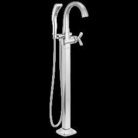 Delta Stryke(R): Floor Mount Tub Filler Trim, T47776-PR-FL