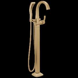 Delta Stryke(R): Floor Mount Tub Filler Trim, T4777-CZ-PR-FL