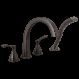 Delta Stryke(R): Four Hole Roman Tub Trim, T4777-RB