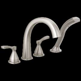 Delta Stryke(R): Roman Tub Trim with Hand Shower, T4777-SS-PR