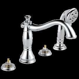 Delta Cassidy(R): Roman Tub with Hand Shower Trim - Less Handles, T4797-LHP