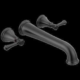 Delta Cassidy(R): Two Handle Wall Mount Tub Filler Trim, T5797-BLWL