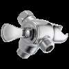 Delta Universal Showering Components: 3-Way Shower Arm Diverter with Hand Shower Mount, U4920-PK