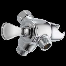 Delta Universal Showering Components: 3-Way Shower Arm Diverter with Hand Shower Mount, U4920-PK