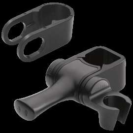 Delta Universal Showering Components: ADA Grab Bar Hand Shower Mount, U6500-BL