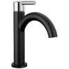 15749LF-CS Nicoli 7.50-in x 6.00-in x 9.06-in Single Handle Bathroom Faucet, Matte Black and Chrome