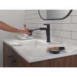 15849LF-BLPD Nicoli 7.31-in x 6.06-in x 8.63-in Single Handle Pull-Donw Bathroom Faucet, Matte Black