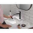 15849LF-BLPD Nicoli 7.31-in x 6.06-in x 8.63-in Single Handle Pull-Donw Bathroom Faucet, Matte Black