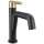 15849LF-GZPD Nicoli 7.31-in x 6.06-in x 8.63-in Single Handle Pull-Down Bathroom Faucet, Matte Black and Champagne Bronze
