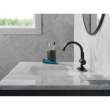 15855LF-BL Albion 6.50-in x 6.06-in x 8.00-in Single Handle Bathroom Faucet, Matte Black