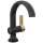 15855LF-GZ Albion 6.50-in x 6.06-in x 8.00-in Single Handle Bathroom Faucet, Matte Black and Champagne Bronze